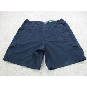 5.11 Tactical Shorts Mens 42 Blue Cargo Pockets Rip Stop 9" Inseam Hiking Camp *